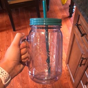 Huge mason jar style cup